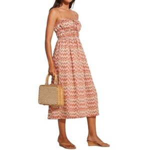 Rihoas Boutique Tiered Maxi Midi Sundress Dress Size Small NWT